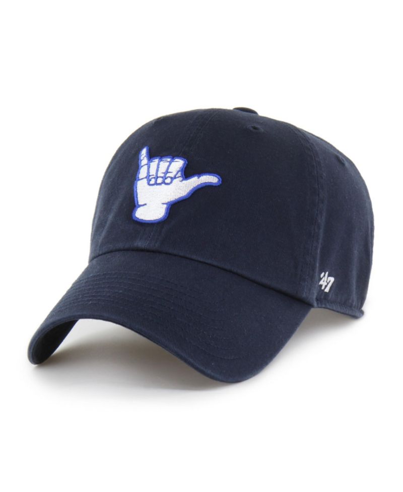Men's and Women's Navy BYU Cougars Mascot Clean Up Adjustable Hat