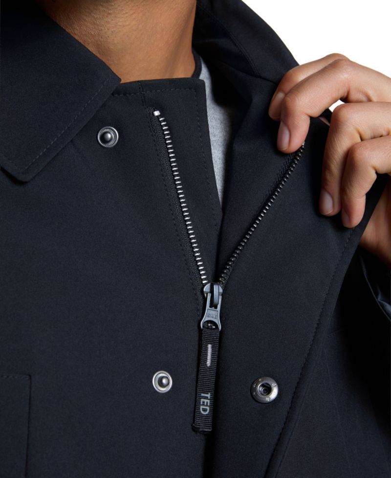 Men's Short Modern-Fit Rain Jacket