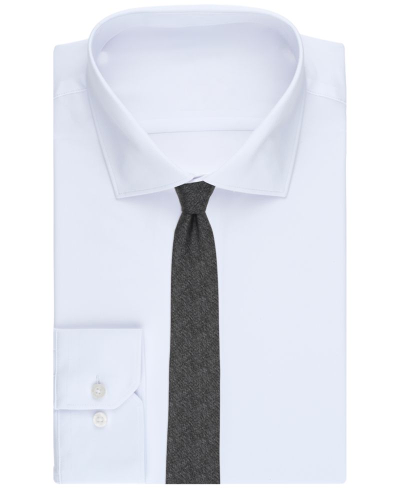 Men's Textured Skinny Tie