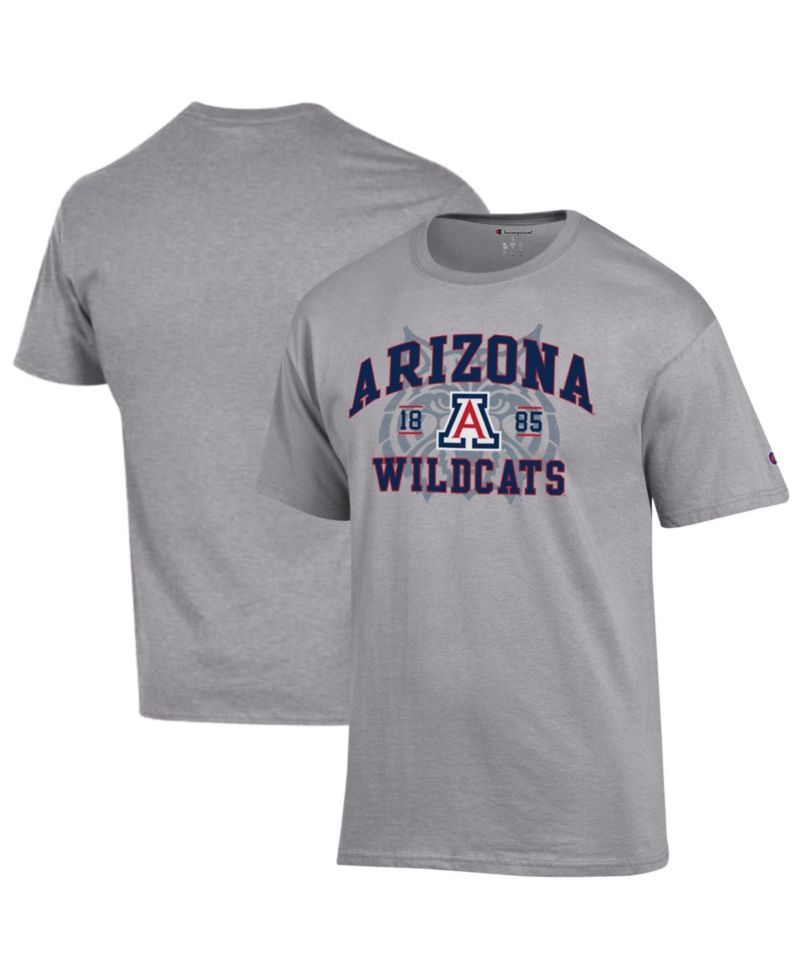 Men's Heather Gray Arizona Wildcats Varsity T-Shirt