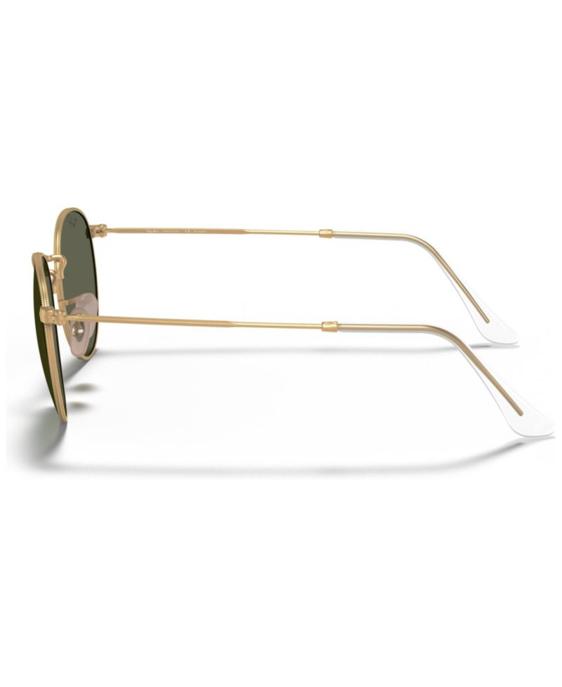 Men's Polarized Sunglasses, Round Metal RB3447