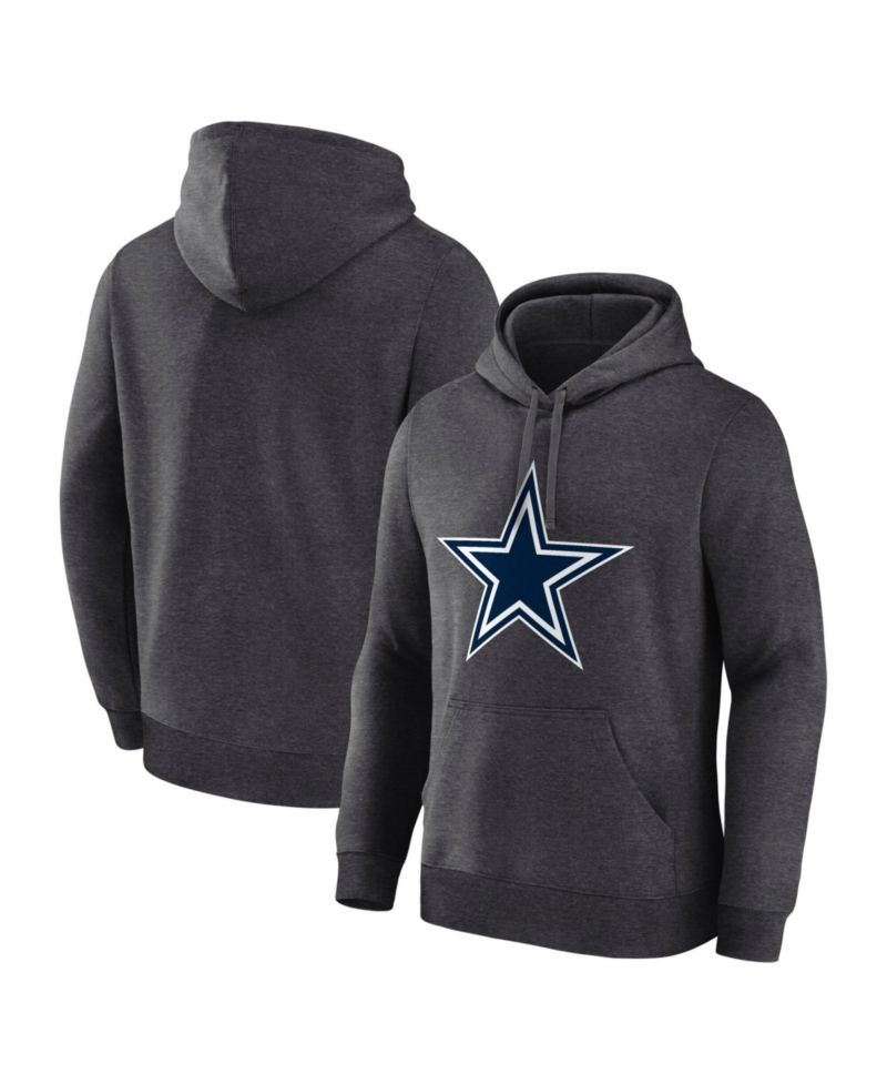 Men's Charcoal Dallas Cowboys Primary Logo Hoodie