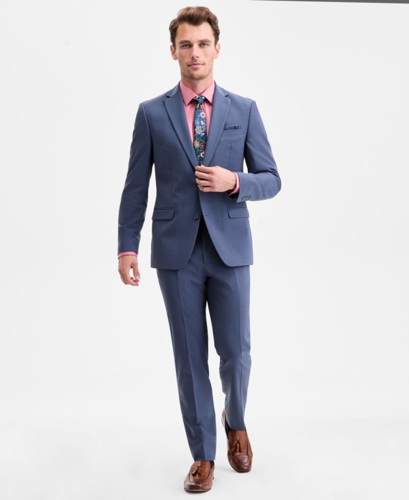 Men's Slim-Fit Wool-Blend Suit Separates