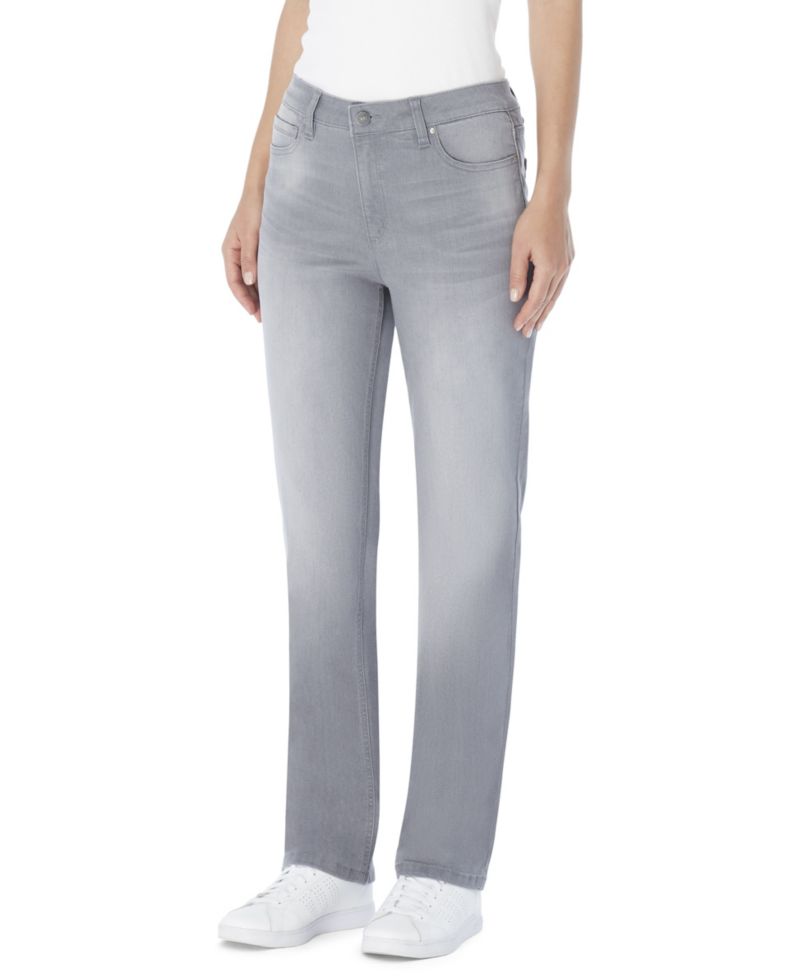 Petite Lexington Straight-Leg Denim Jeans