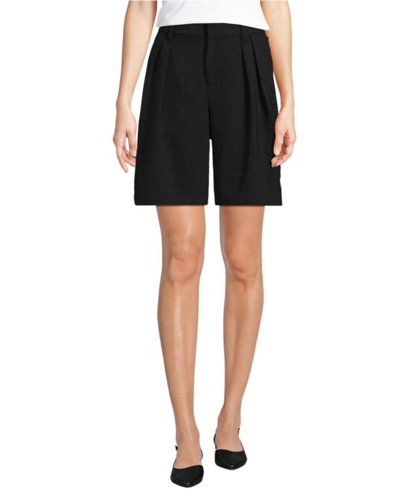Women's Creaseless High Rise 8" Shorts