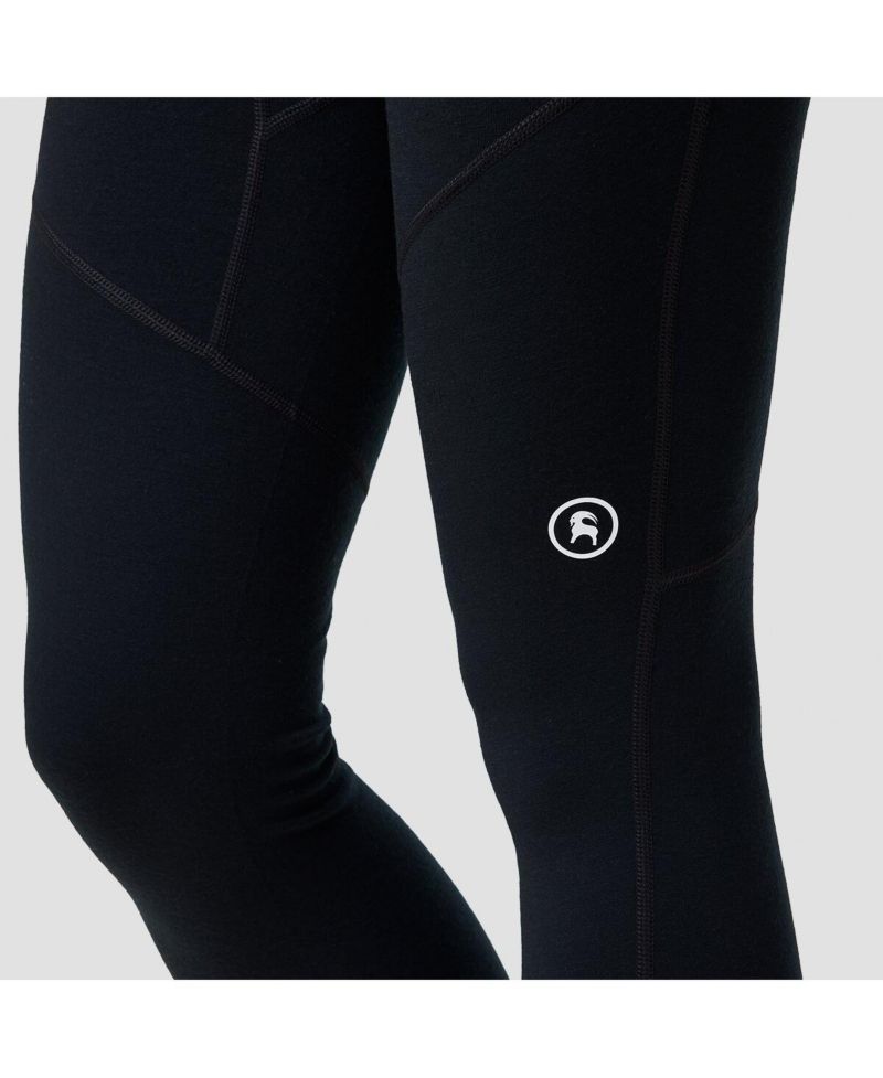 Women's BGA Cedars RWS Merino Lt-Wt Mid-Rise Bottom Lightweight Long Underwear Bottoms