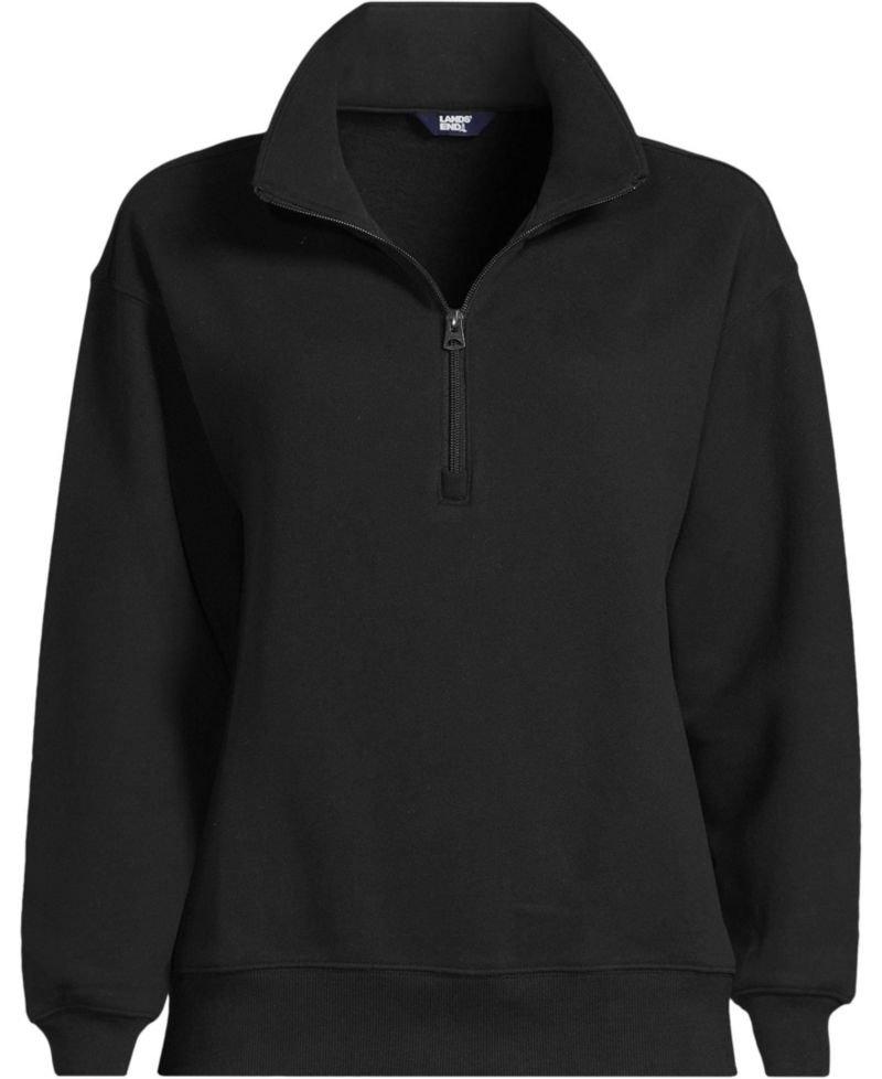 Women's Serious Sweats Quarter-Zip Relaxed Fleece Pullover Sweatshirt