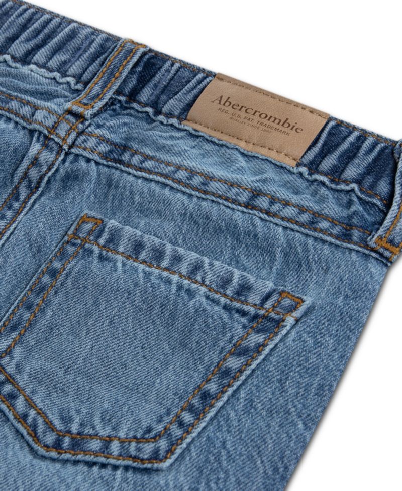 Baby Girls' Butterfly Low Rise Baggy Jeans
