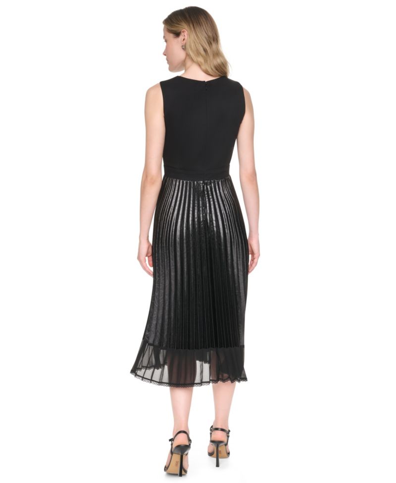 Women's Scoop Neck Sleeveless Midi Dress