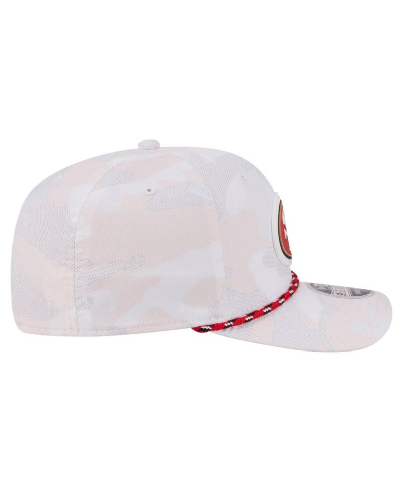 Men's White San Francisco 49ers Camo Rope 9SEVENTY Adjustable Hat