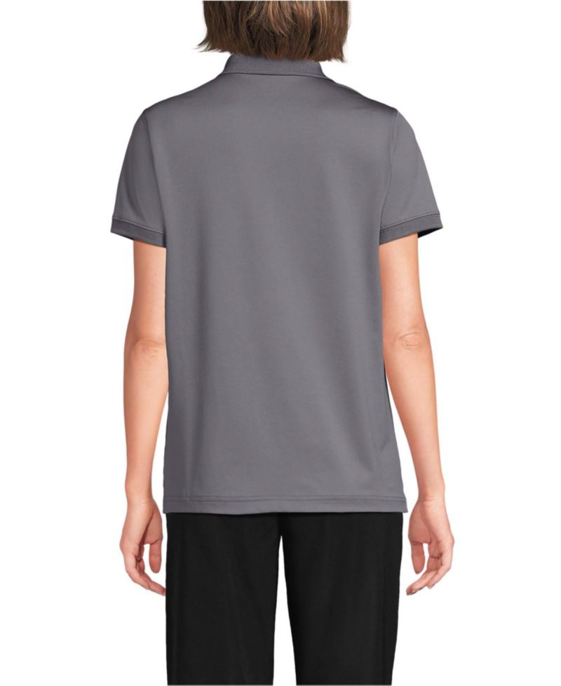 Women's School Uniform Short Sleeve Rapid Dry Polo Shirt
