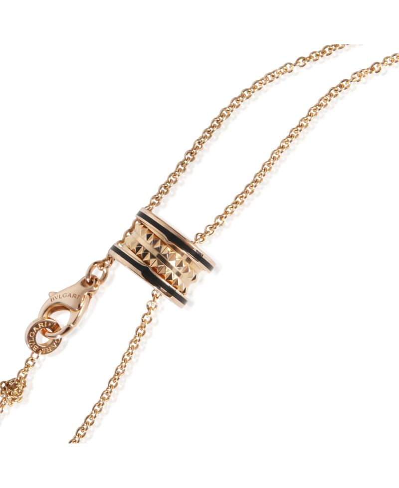Rose Gold B.zero1 Rock Necklace