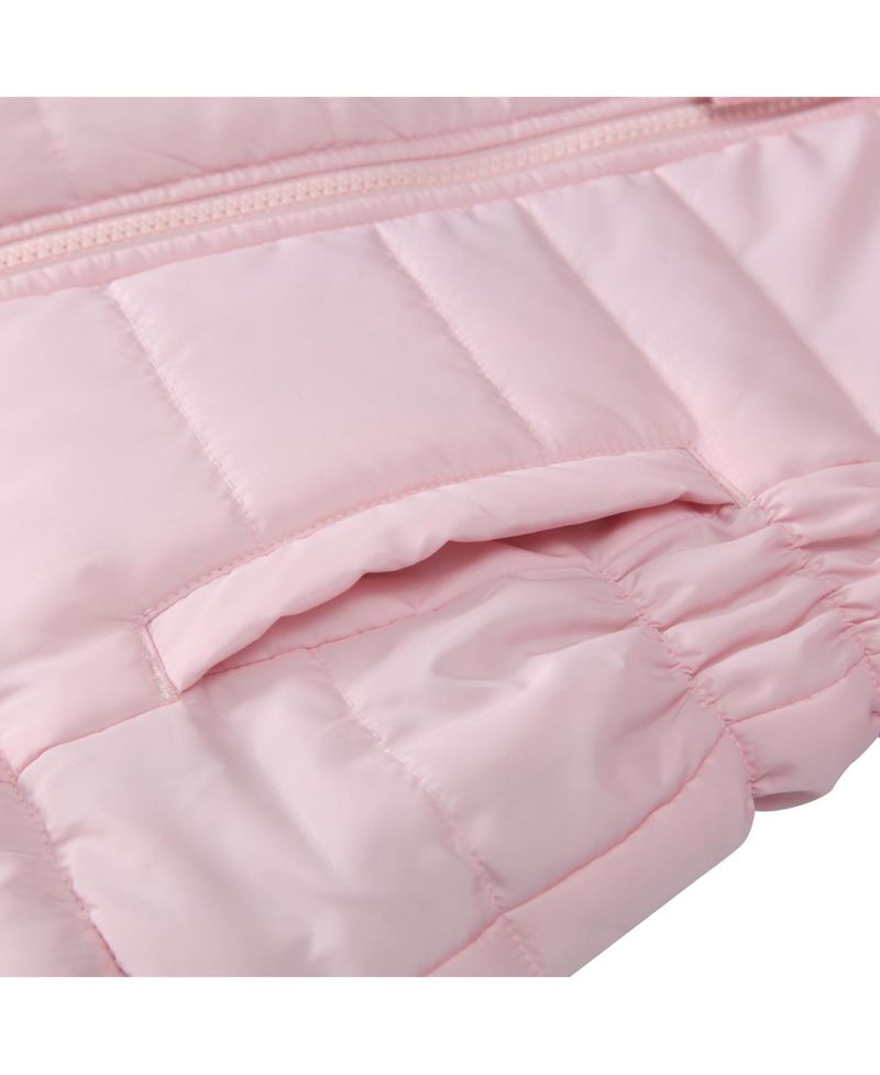 Girls Reversible Sherpa Fleece Puffer Jacket