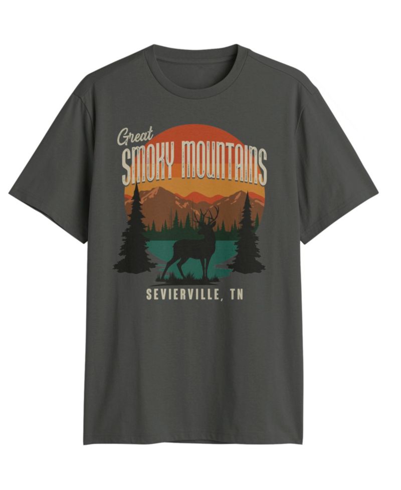 Men's Generic Smoky Mtn Deer T-Shirt