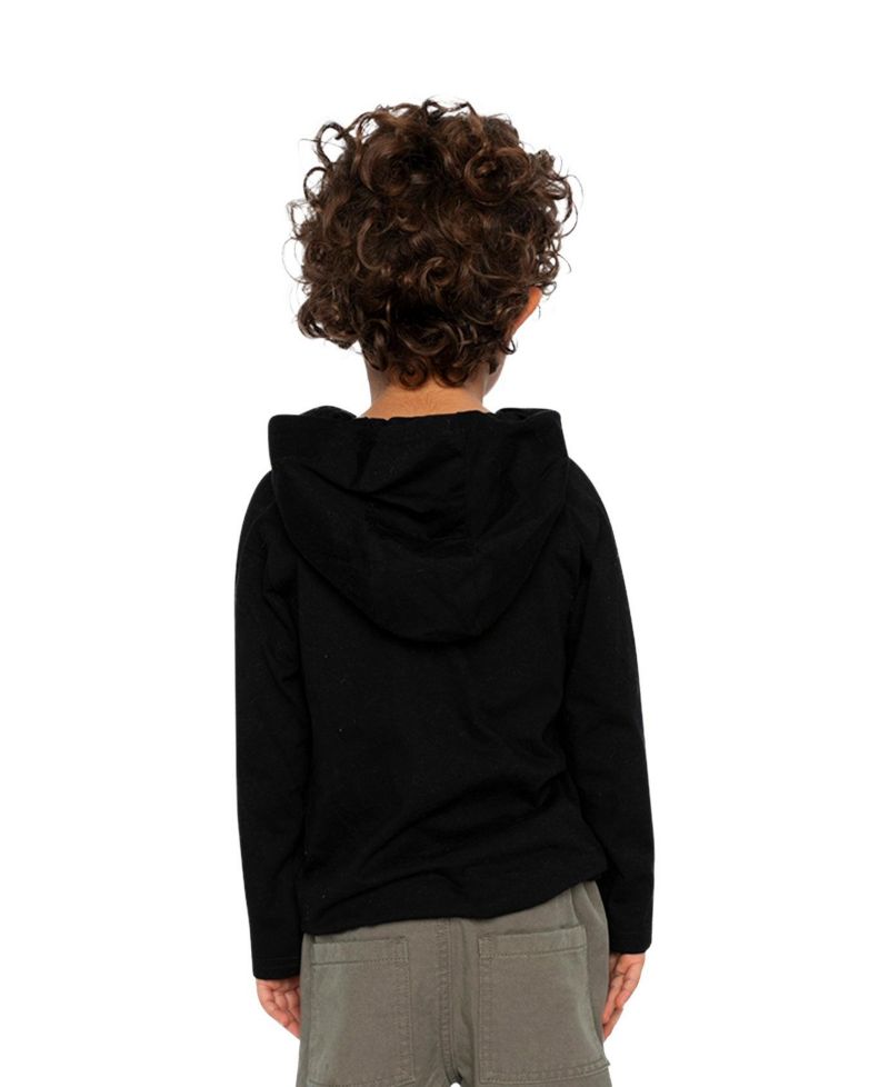 Little and Big Boy 6-12 Raglan Hooded T-Shirt