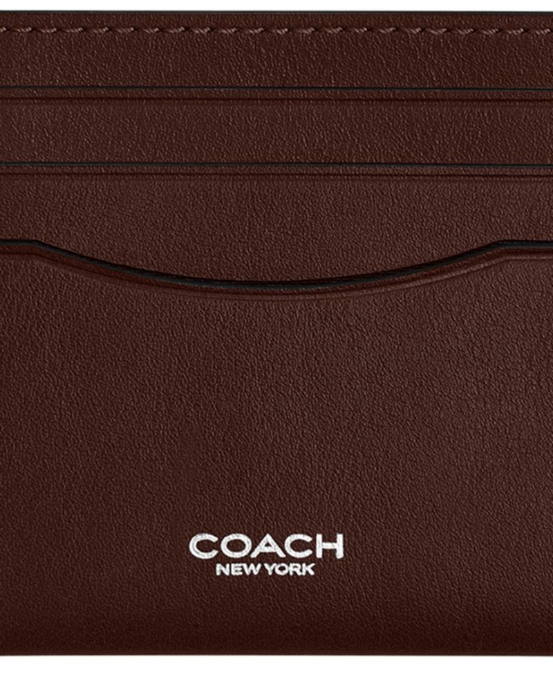 Men's Leather Flat Card Case Wallet