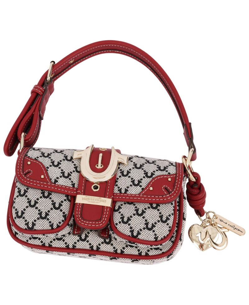 Multi-Strap Denim Shoulder Bag