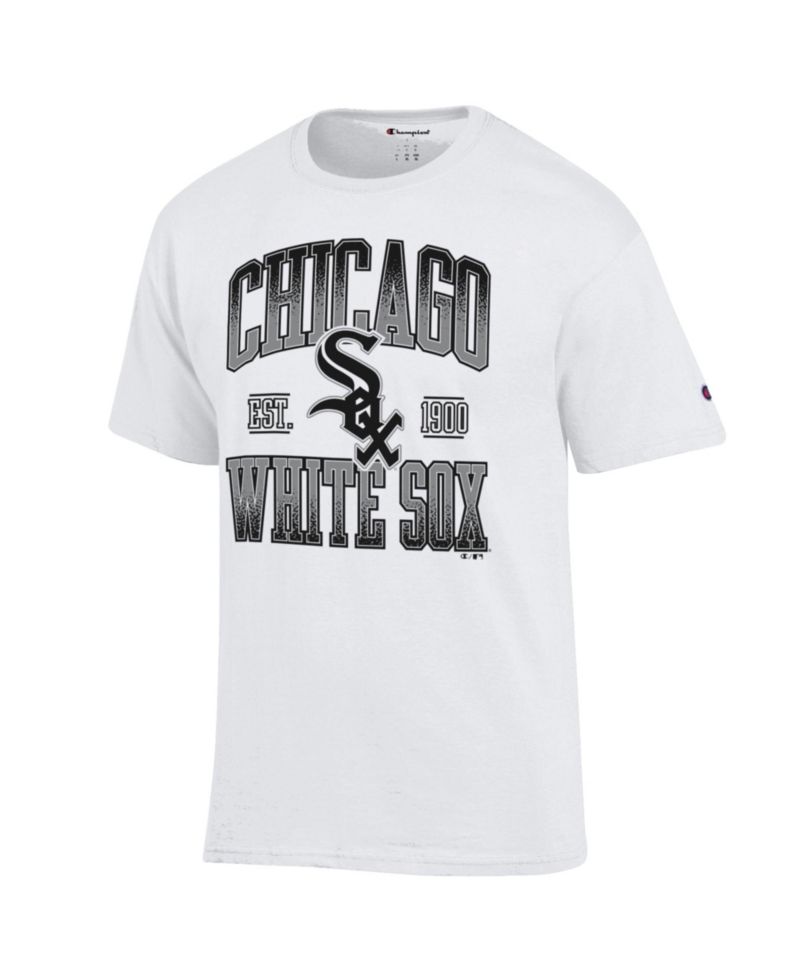 Men's White Chicago White Sox Team Name T-Shirt