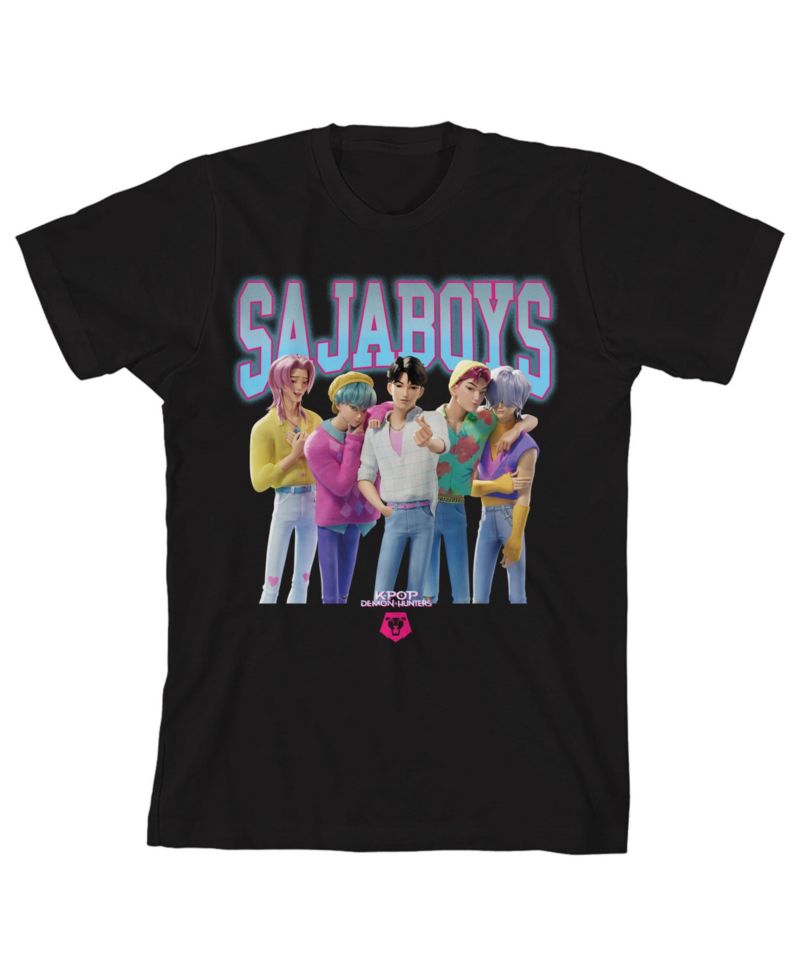 Boys Group Saja Boys Youth Crew Neck Short Sleeve T-shirt