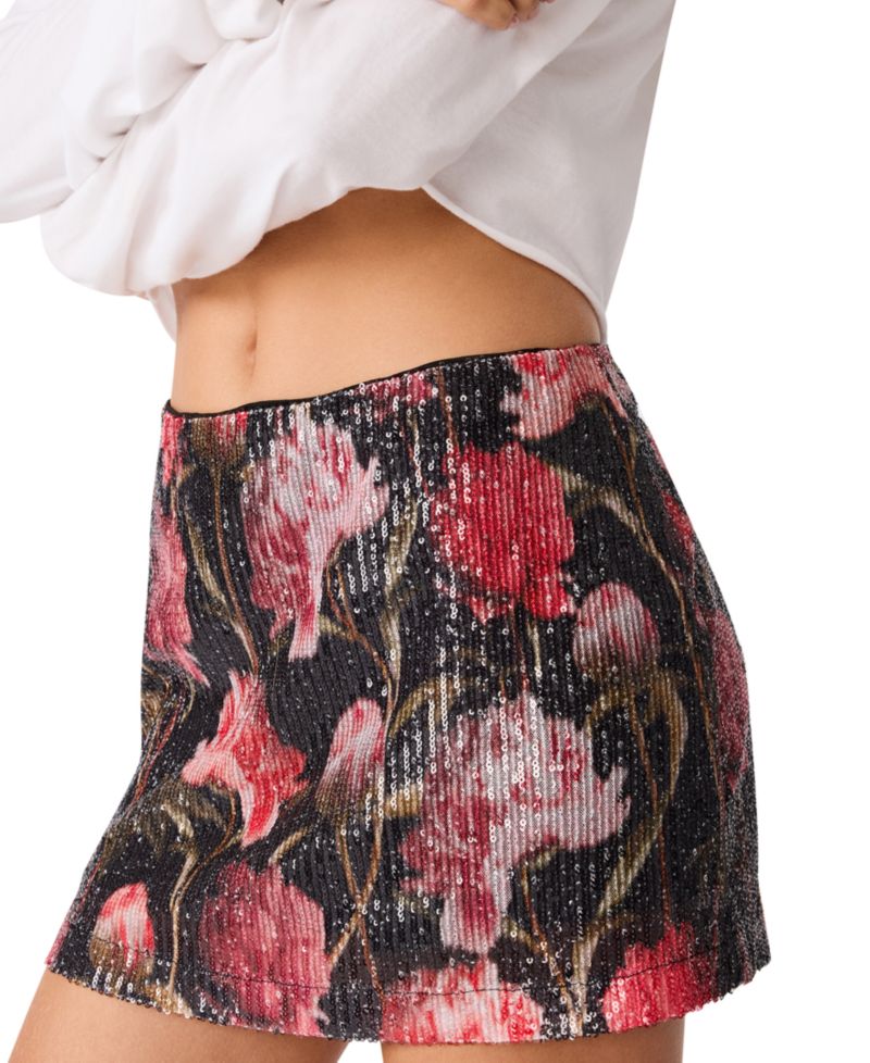 Women's Tiffanie Sequin Mini Skirt