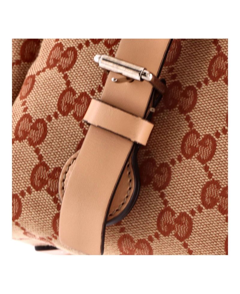 Children's Flap Backpack Embroidered GG Canvas
