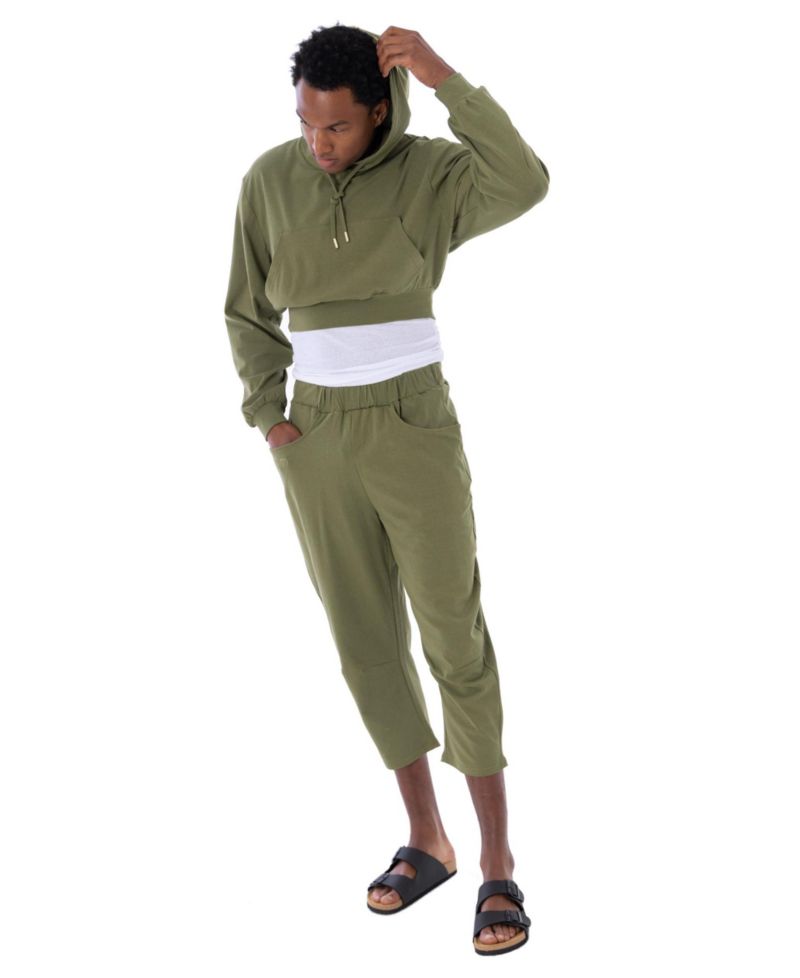 Men's Eco Crop Workout Hoodie