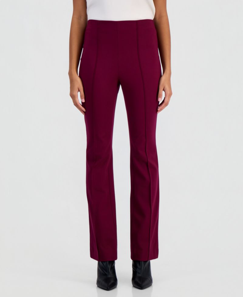 Women's Pull-on Flare Mid-Rise Pants