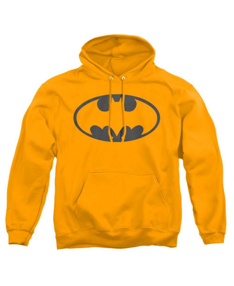 Men's Classic Shield Logo Tonal Graphic Long Sleeve Kangaroo Pocket Pull-Over Hoodie