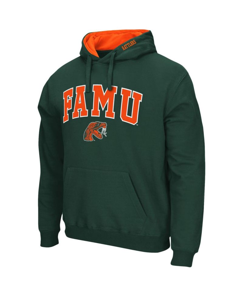 Men's Green Florida A&M Rattlers Isle Pullover Hoodie