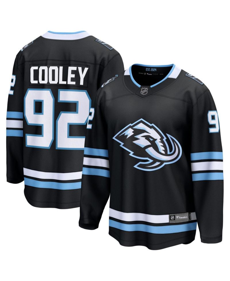 Men's Logan Cooley Black Utah Mammoth Home Breakaway Player Jersey