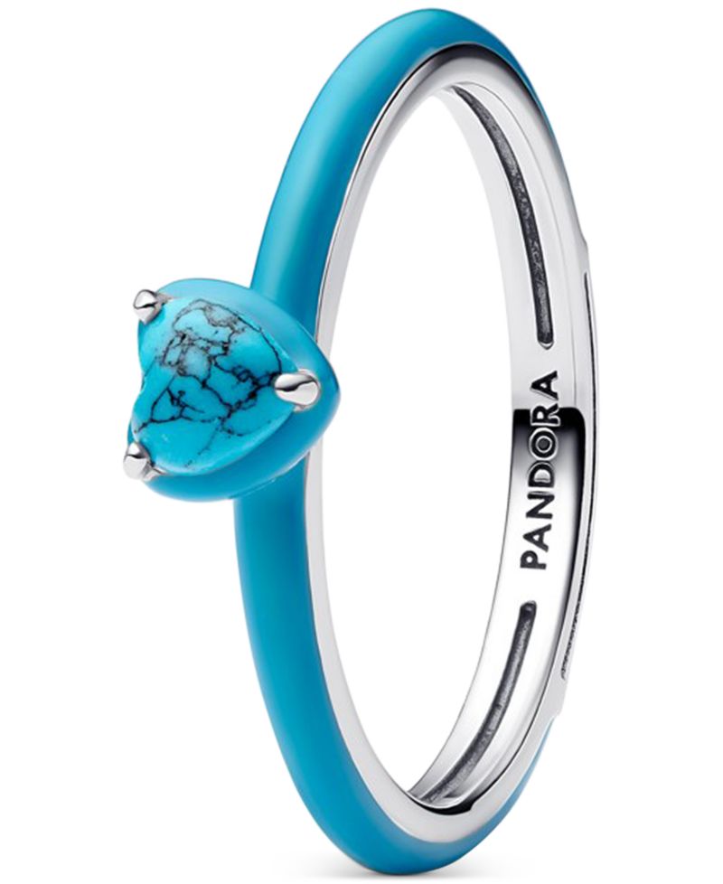 Turquoise Heart Stone Ring