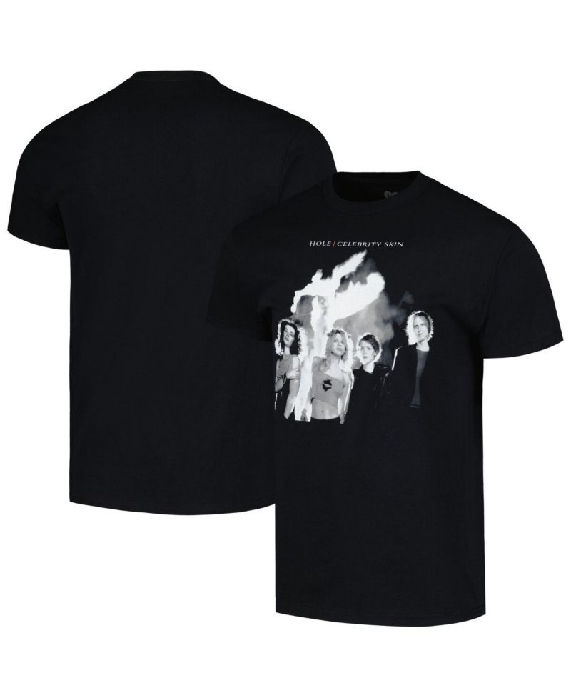 Men's Black Hole Celebrity Skin Graphic T-shirt