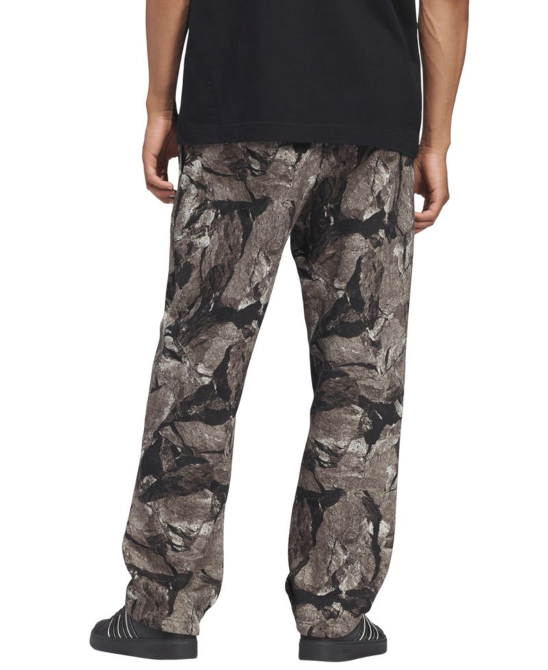 Men's Rock Camo Fleece Open Hem Pants