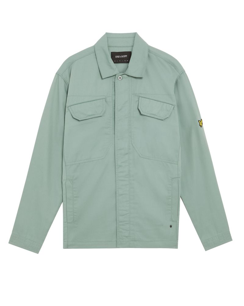 Men's Long Sleeve Multi Pocket Overshirt