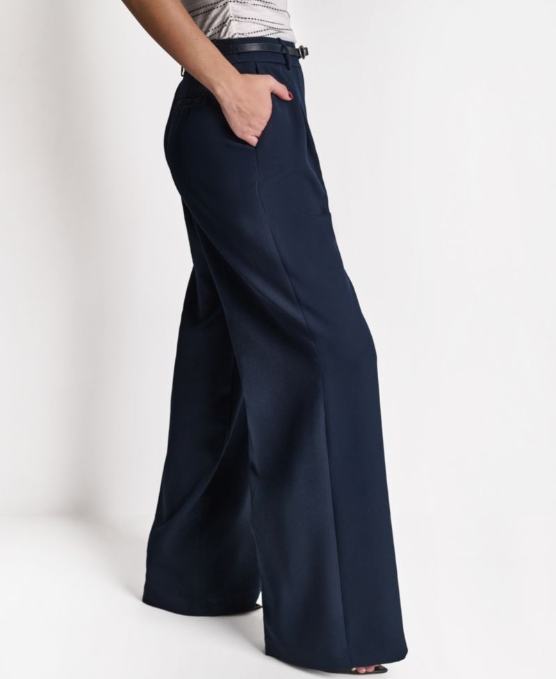 Women's Wide-Leg High-Rise Pants