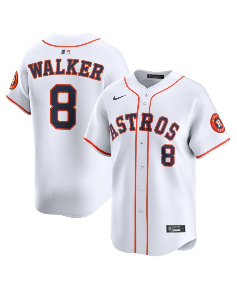 Men's Christian Walker White Houston Astros Home Limited Player Jersey