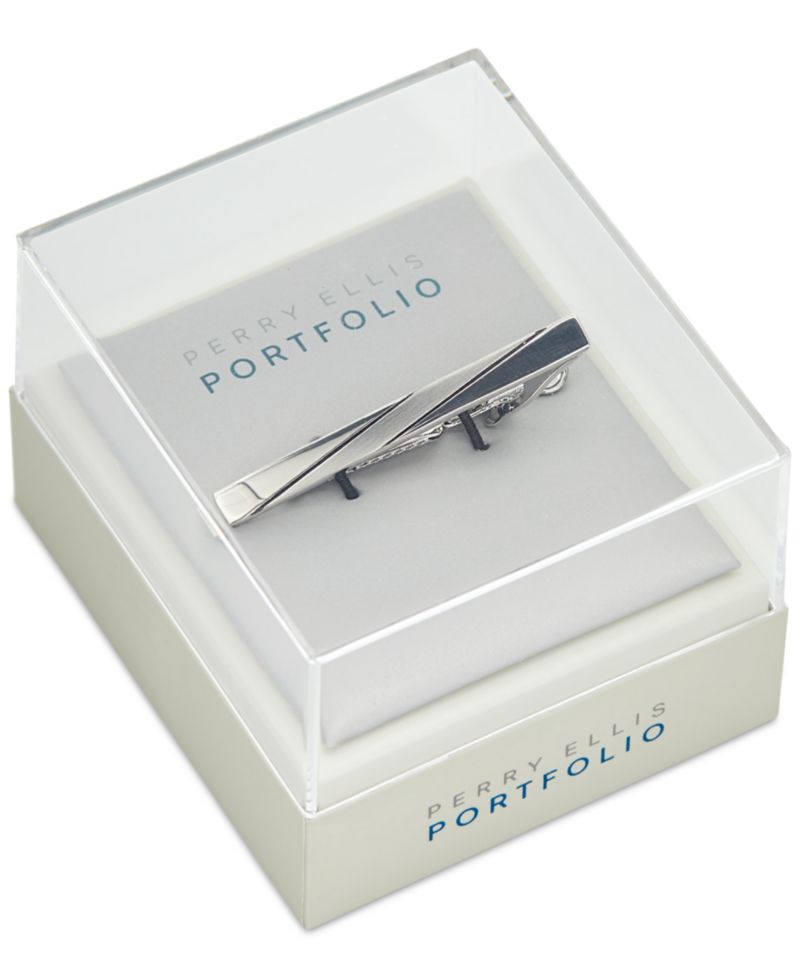 Men's Diagonal Line Tie Bar