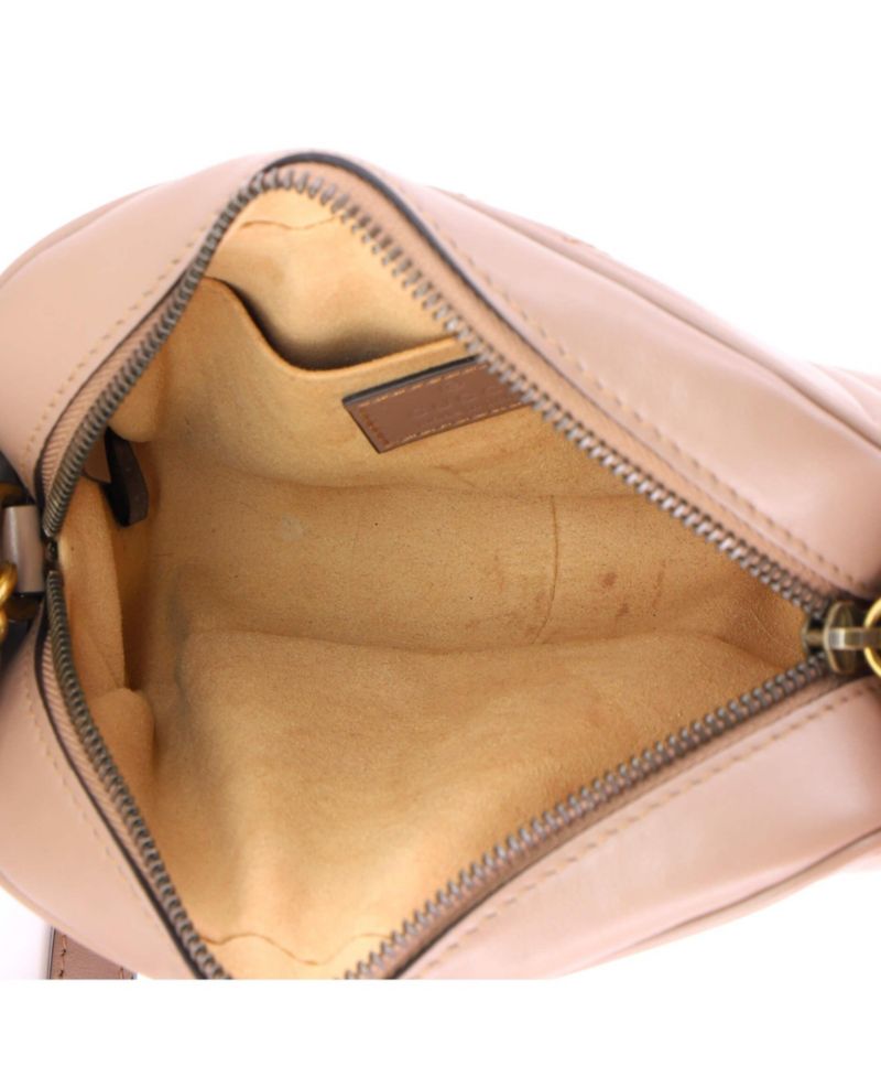 Mini GG Marmont Shoulder Bag Matelasse Leather