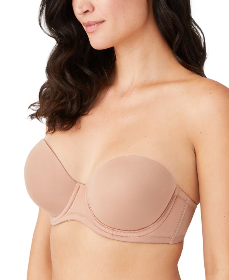 Red Carpet Full Figure Underwire Strapless Bra 854119, Up To I Cup