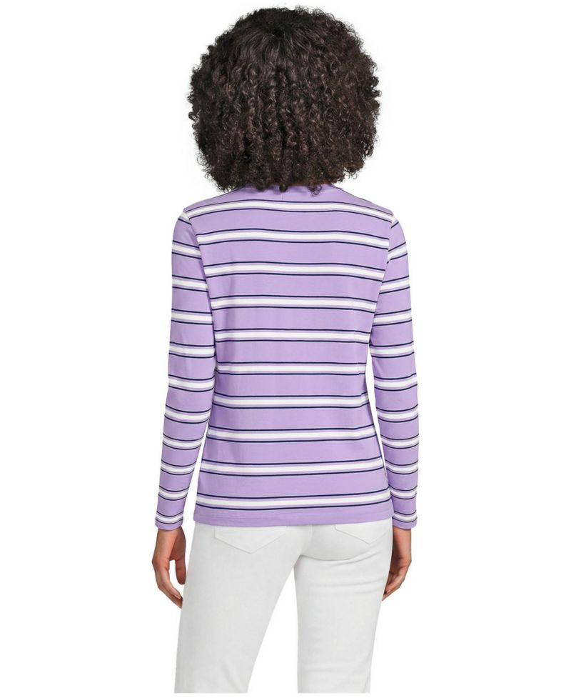 Women's Supima Cotton Long Sleeve Crewneck T-Shirt