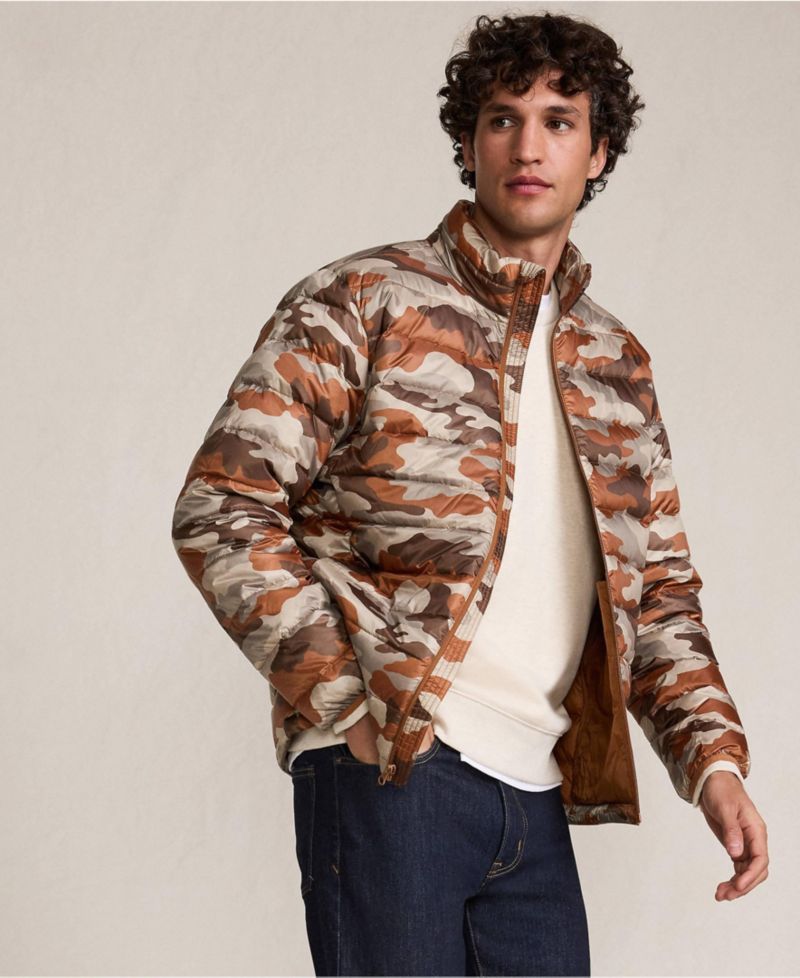 Men's Wanderweight Packable Print Down Jacket