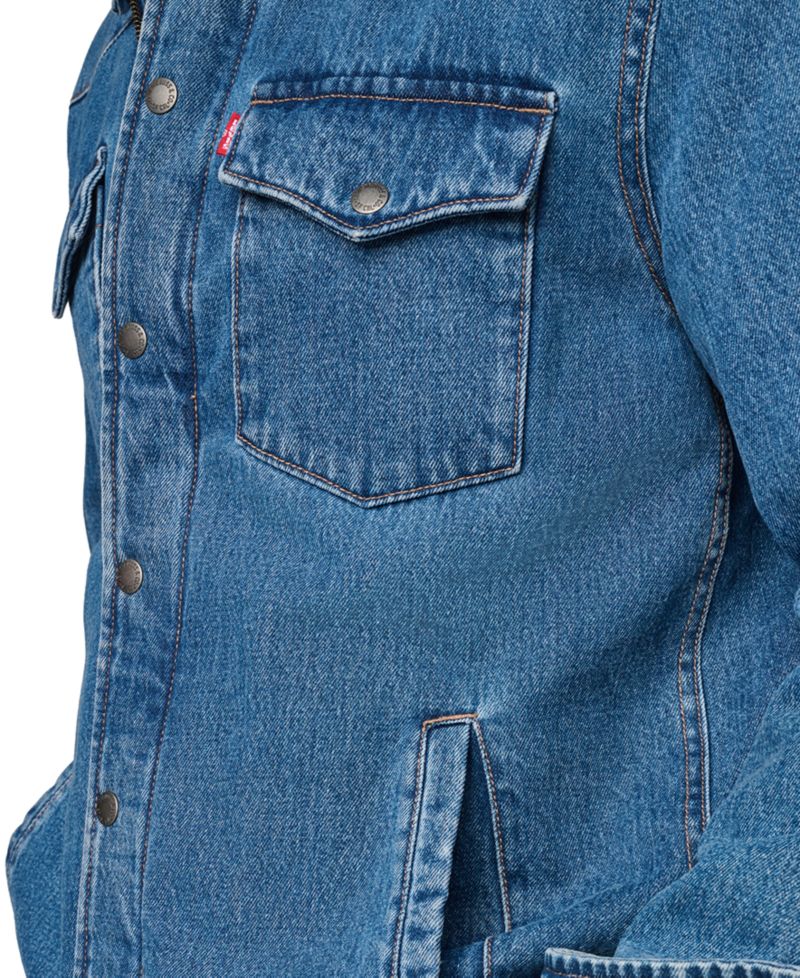 Men's Denim Filled Shacket