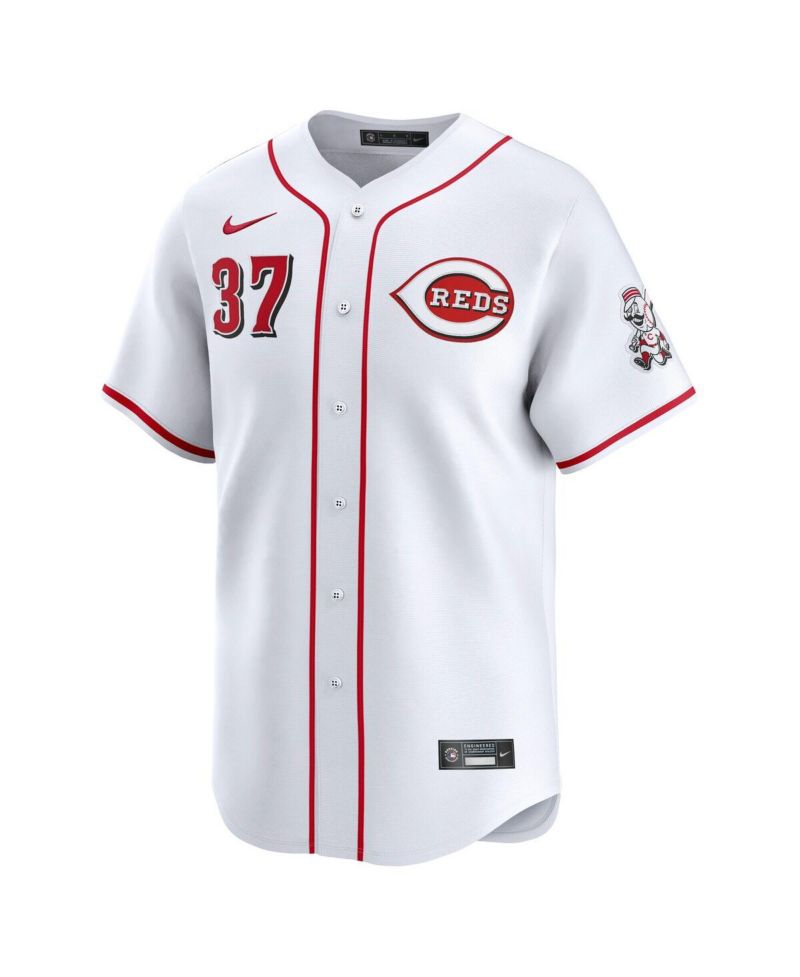 Men's Tyler Stephenson White Cincinnati Reds Home Limited Player Jersey