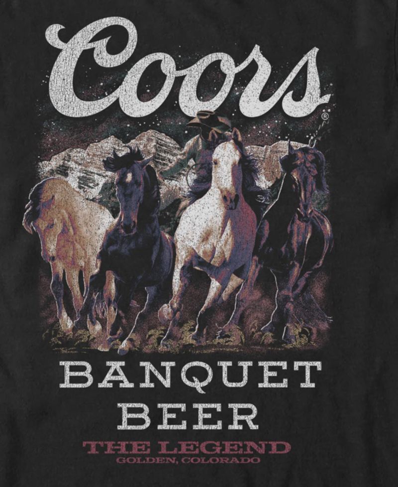 Men's Coors Coors Horses T-Shirt