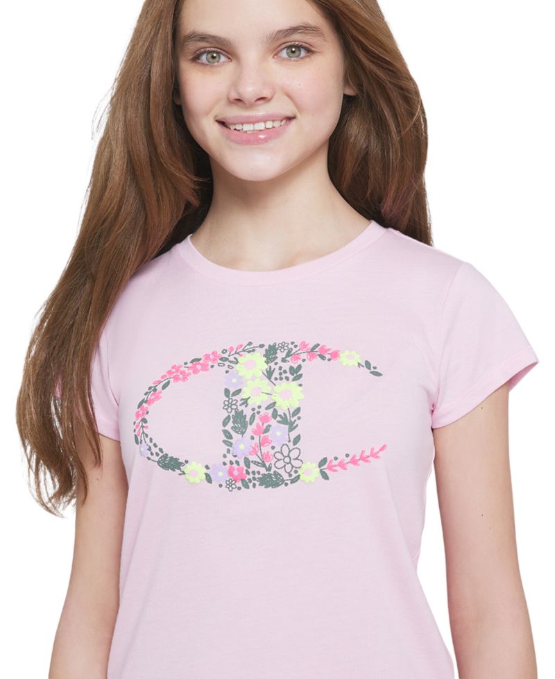 Girls' 7-16 Multi Heart T-Shirt