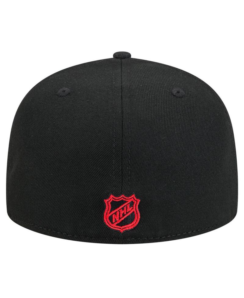 Men's Black Chicago Blackhawks Core 59FIFTY Fitted Hat