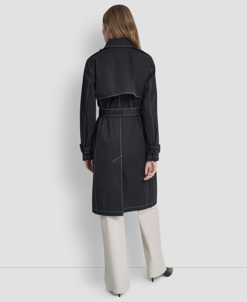 Women's Top Collar Utility Raincoat