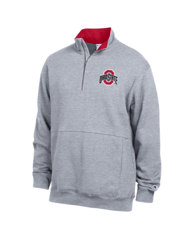 Men's Ohio State Buckeyes Quarter-Zip Fleece Pullover
