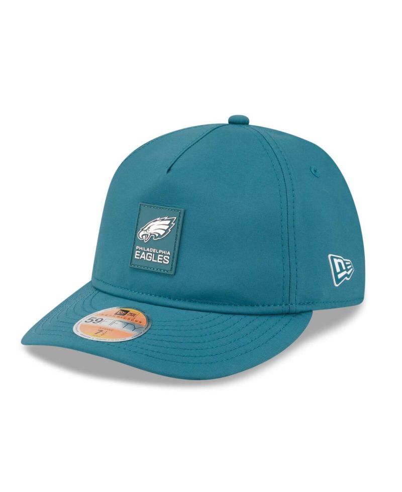 Men's Midnight Green Philadelphia Eagles 2025 Sideline Retro Crown 59FIFTY Fitted Hat