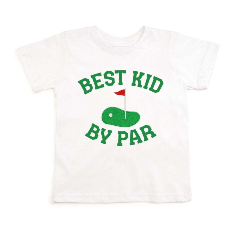 Little Boys Best Kid By Par Patch Short Sleeve T-Shirt